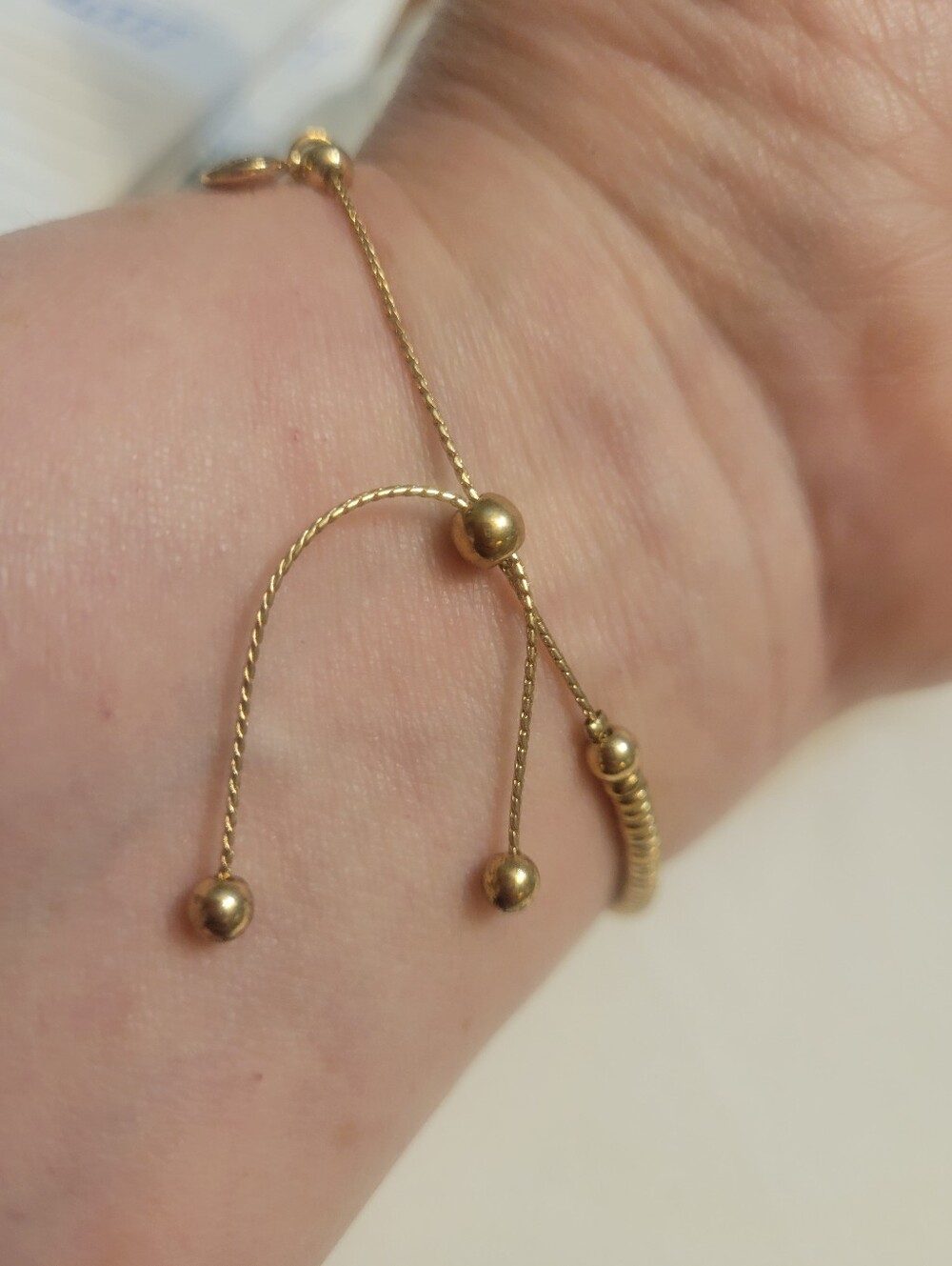 J. Crew Gold-Tone Beaded Slider Bracelet - Picture 5 of 5